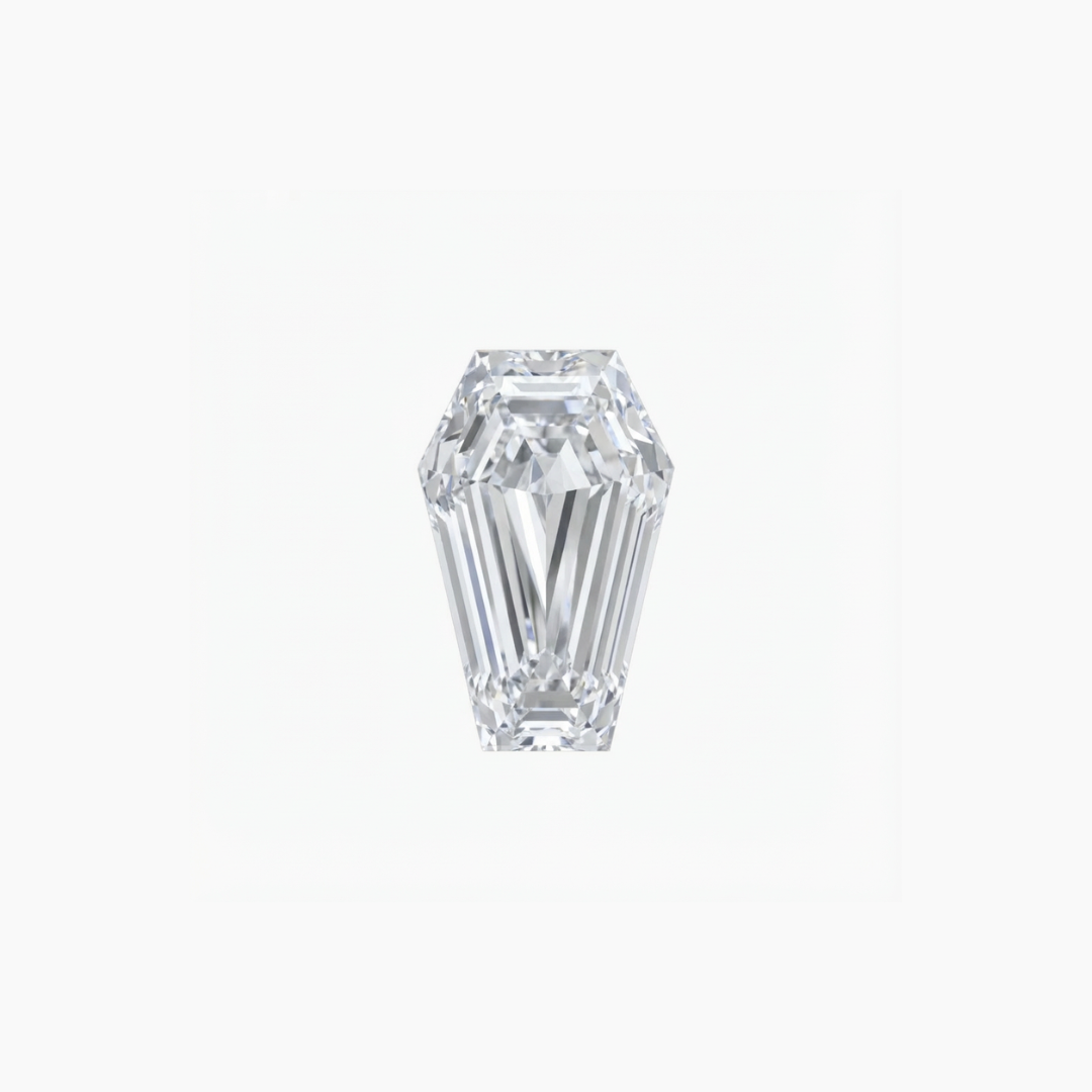 Coffin Cut White Diamond