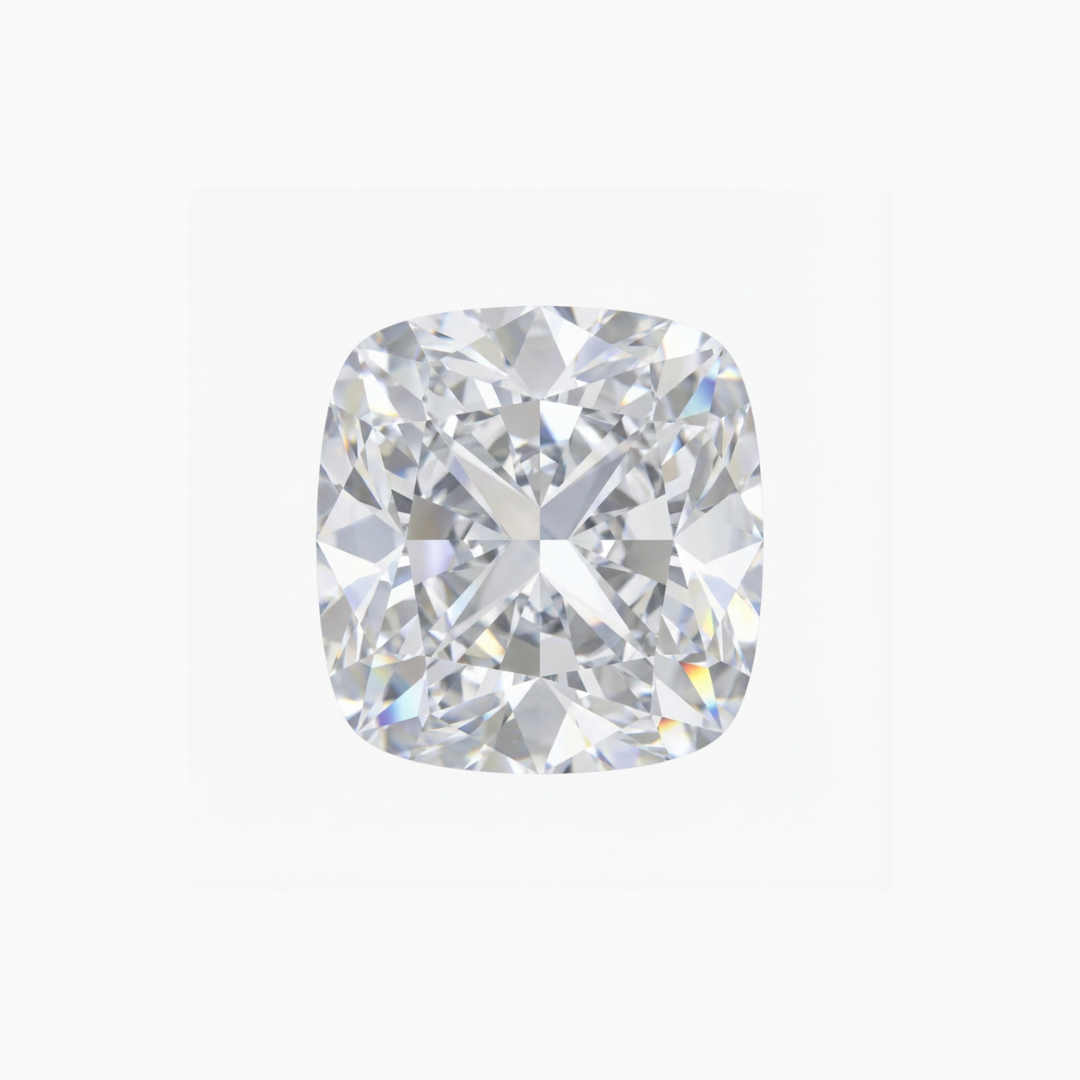 Cushion Cut White Diamond