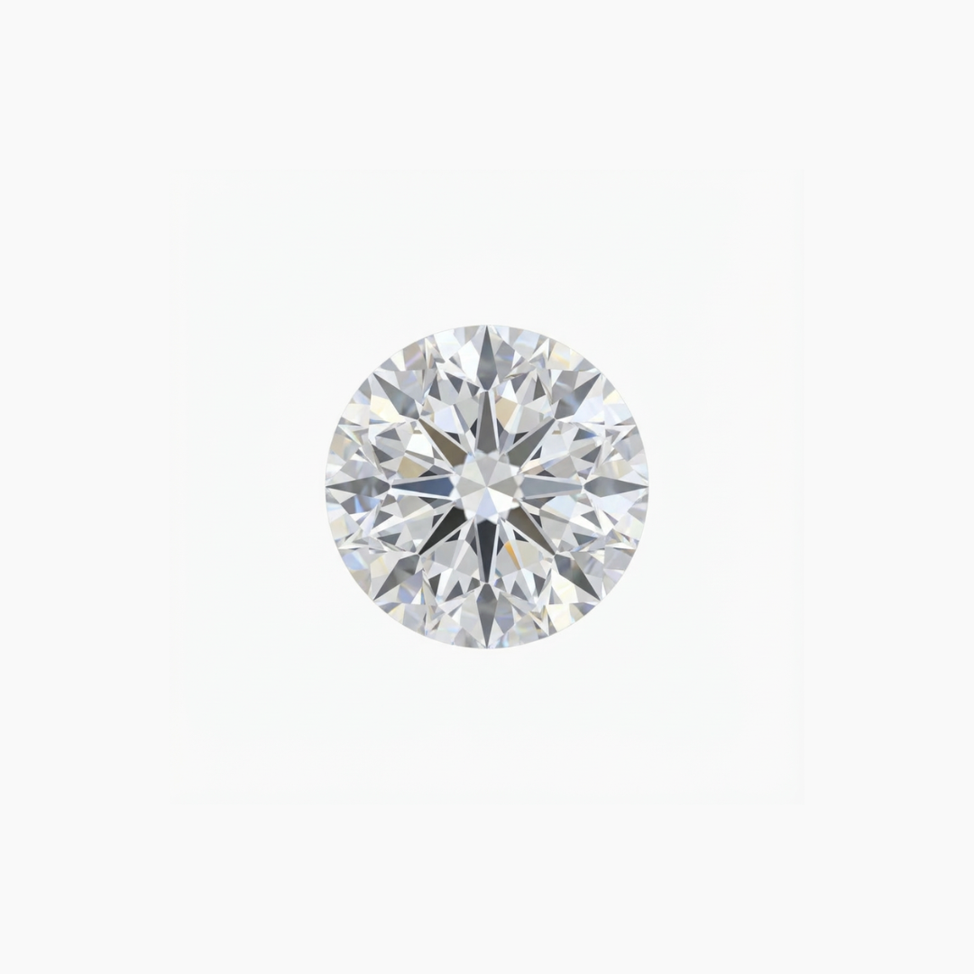 Round Cut White Diamond