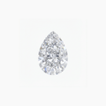 Pear Cut White Diamond