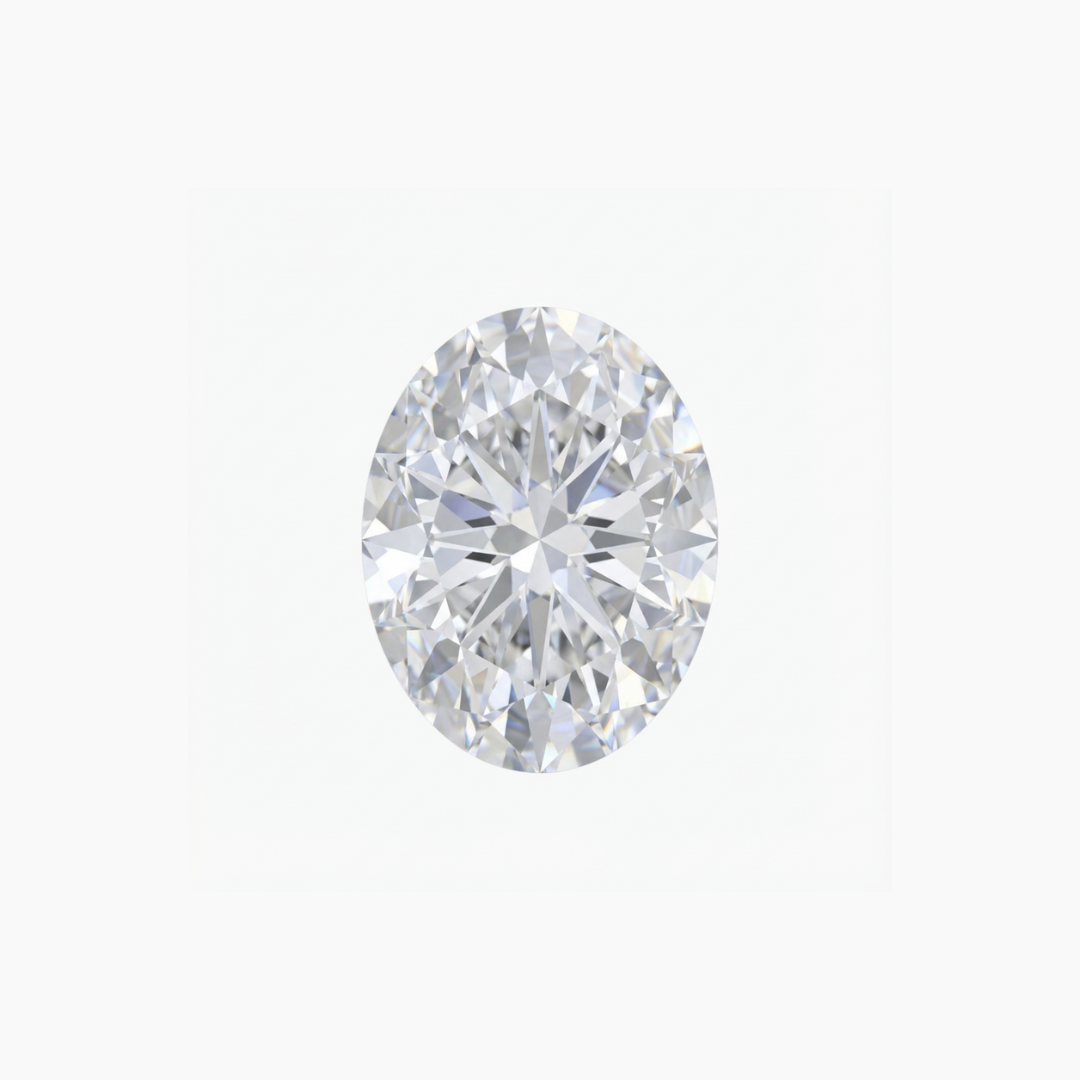 Oval Cut White Diamond