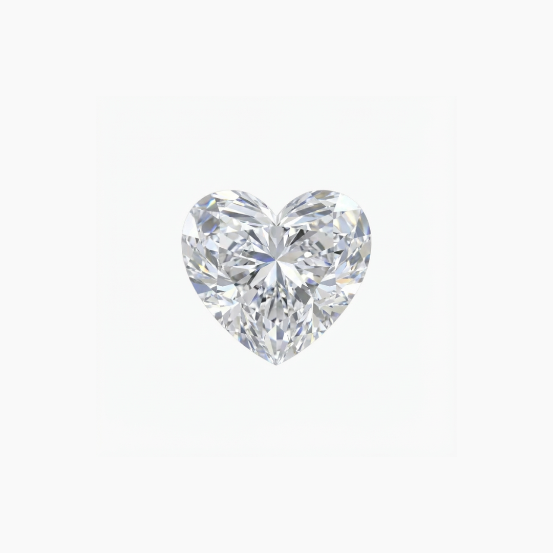 Heart Cut White Diamond