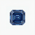 Asscher Cut Blue Diamond