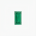 Baguette Cut Green Diamond