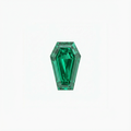 Coffin Cut Green Diamond