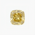 Cushion Cut Yellow Diamond