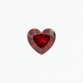 Heart Cut Red Diamond