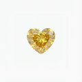 Heart Cut Yellow Diamond