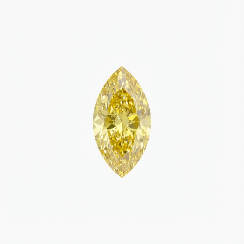 Marquise Cut Yellow Diamond