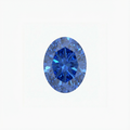 Oval Cut Blue Diamond