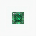 Princess Cut Green Diamond