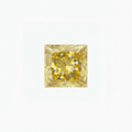 Princess Cut Yellow Diamond