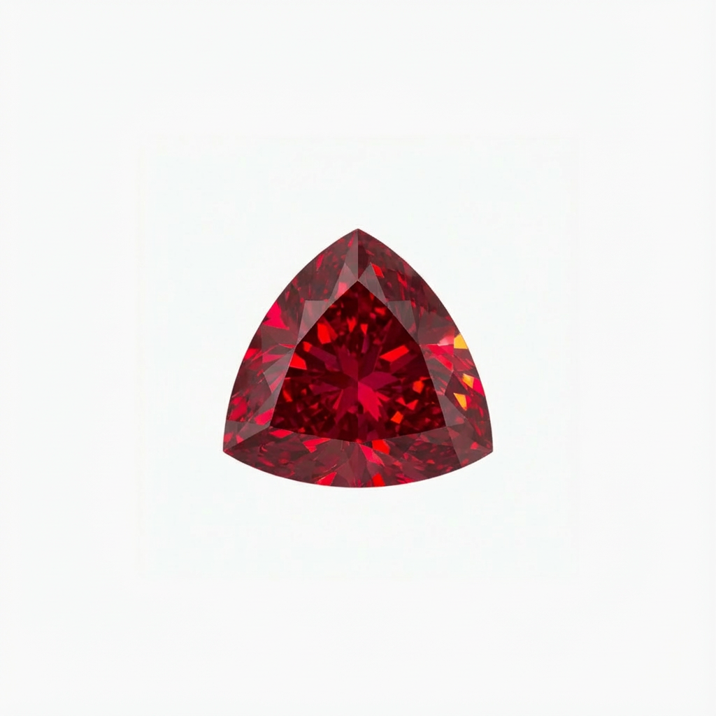 Trilliant Cut Red Diamond